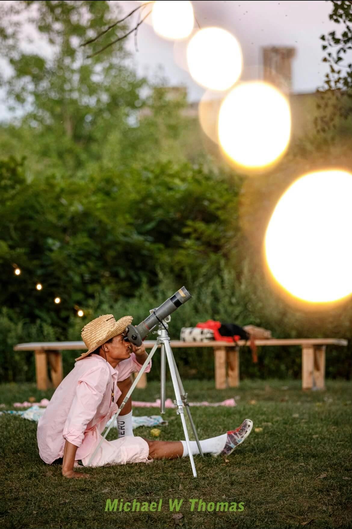 Man with Telescope